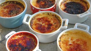 Крем-брюле с ромашкой и мелиссой