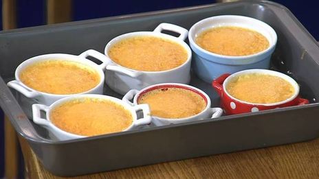 крем-брюле с ромашкой и мелиссой