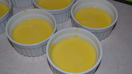 крем-карамель с ирисками