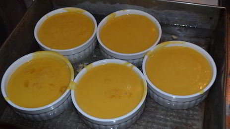 крем-карамель с ирисками