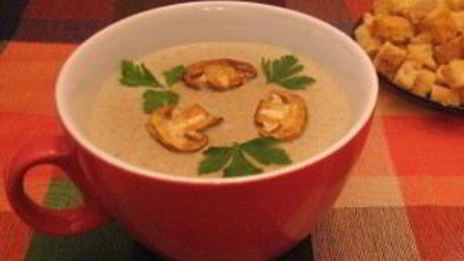 крем-пюре из шампиньонов