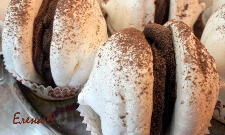 Рецепт меренг с шоколадным кремом