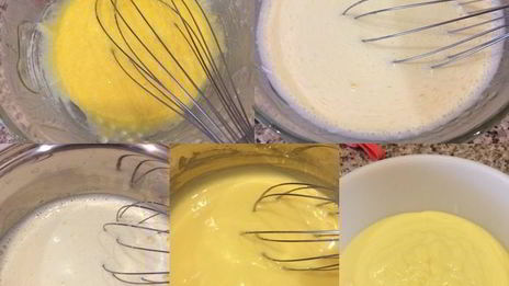 павлова с клубникой и заварным кремом