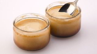 Печеный сливочный крем из кленового сиропа