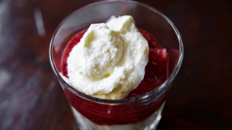 творожный крем с земляникой