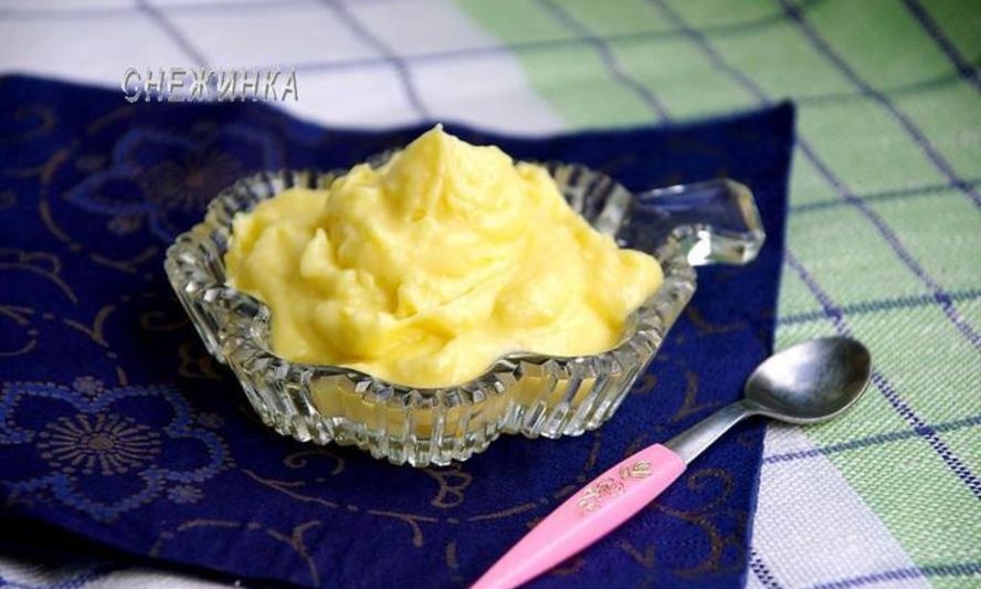 Рецепт ванильного заварного крема