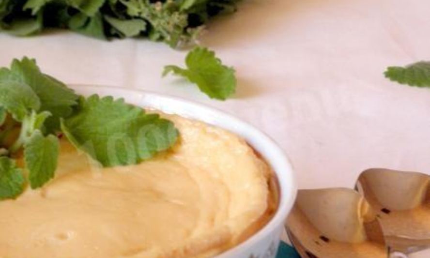 Рецепт запеченного крема из ряженки