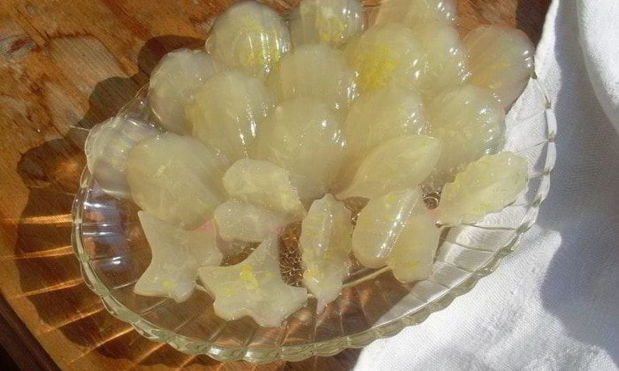 Рецепт имбирно-лимонных мармеладки 0 калорий