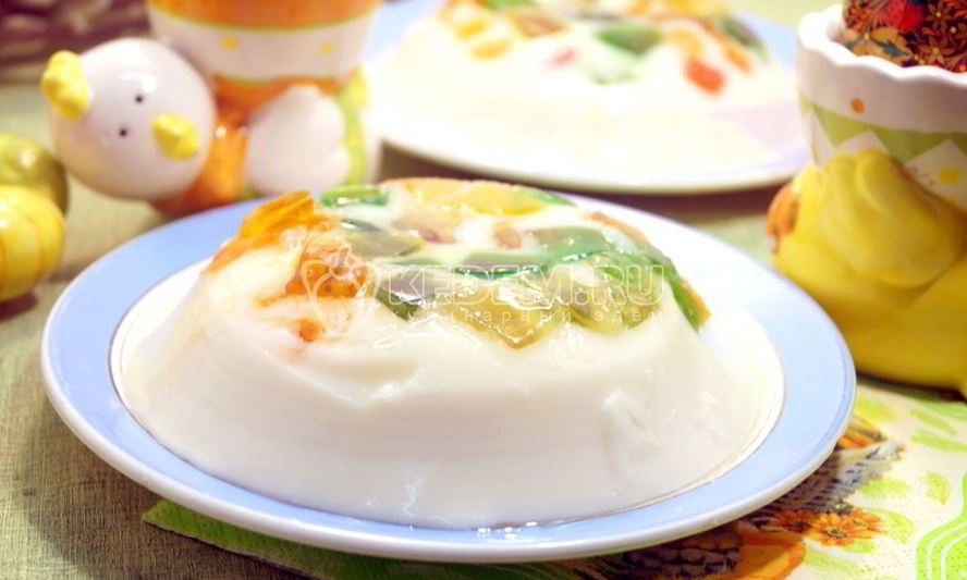 Рецепт мармелада-сливочного десерт на пасху