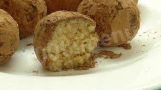 Миндальные трюфели