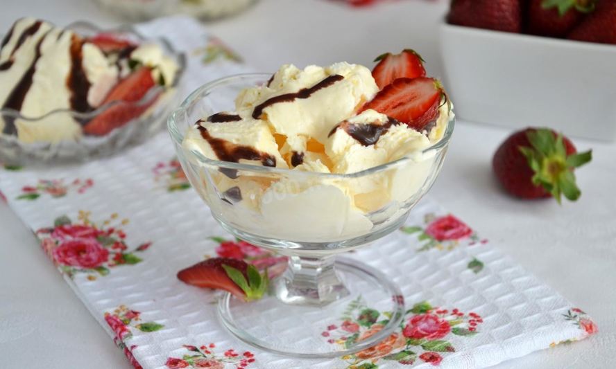 Рецепт мороженого из сливок и молока