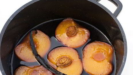 мороженое персик мельба