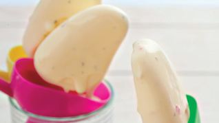 Мороженое с белым шоколадом, мятой и чили