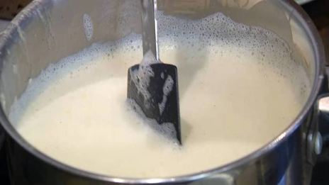 мороженое с белым шоколадом