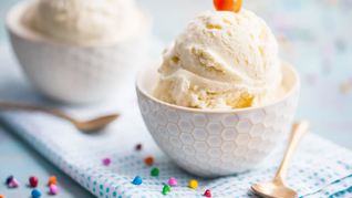 Мороженое с винным камнем