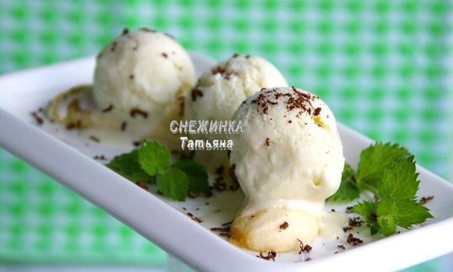 Рецепт мятного мороженого с руколой