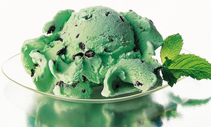 Рецепт мятного мороженого с шоколадом