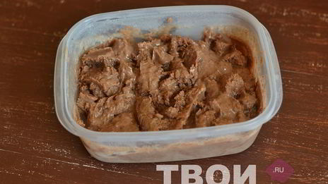 шоколадное мороженое
