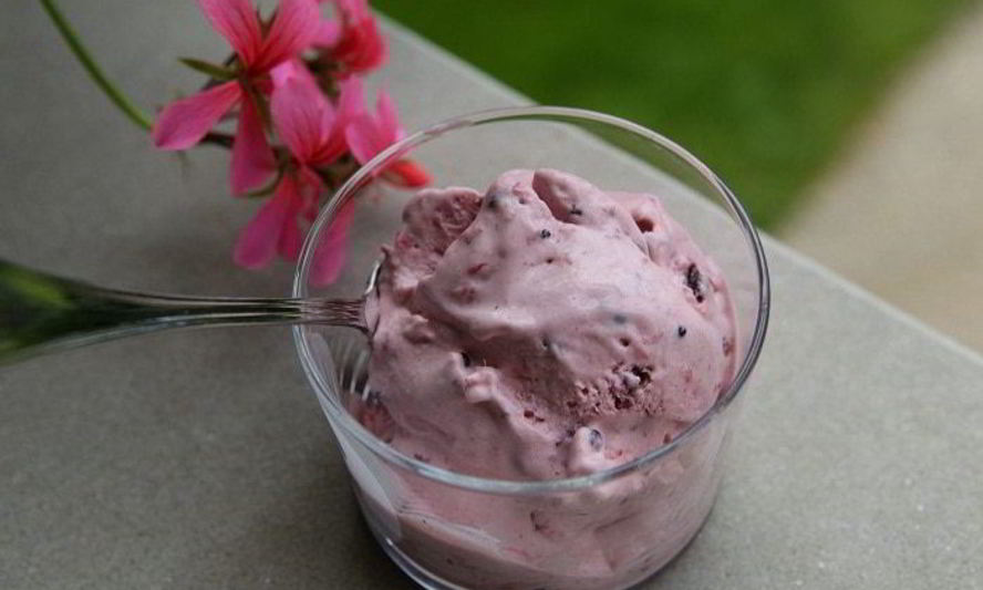 Рецепт ягодного мороженого