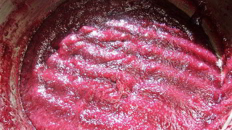 черничный мусс под сливками