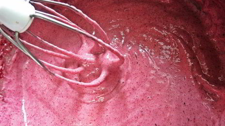 черничный мусс под сливками