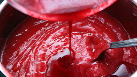 клюквенный мусс