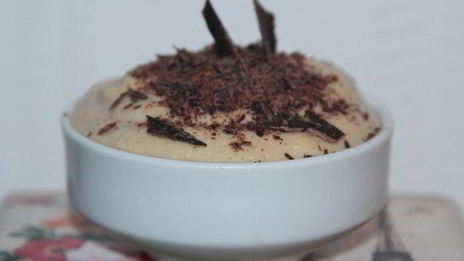 кофейно-творожный мусс