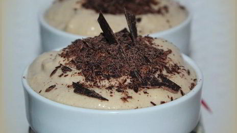 кофейно-творожный мусс