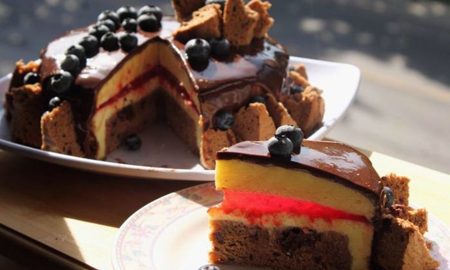 Рецепт лимонно-шоколадного муссовый торт