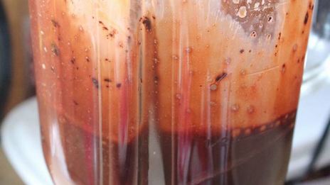 лимонно-шоколадный муссовый торт