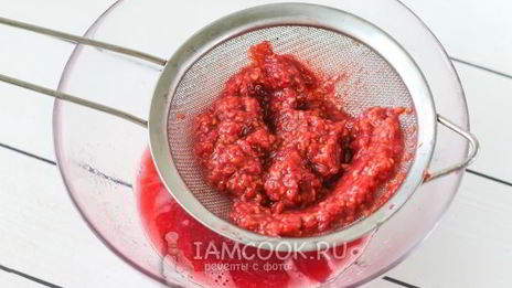 малиновый мусс