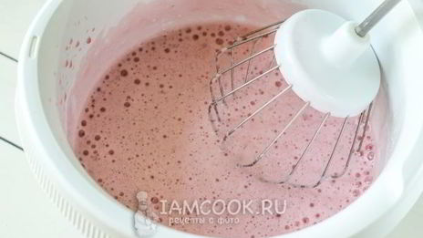 малиновый мусс