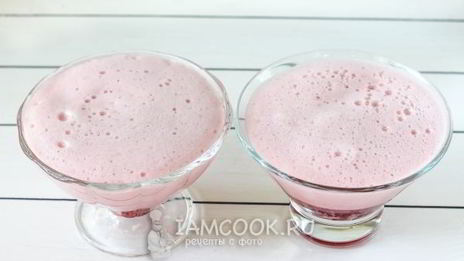 малиновый мусс