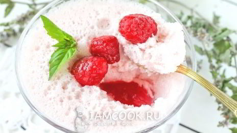 малиновый мусс