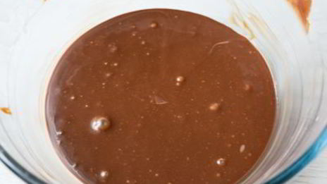 миндальный рулет с манговым муссом