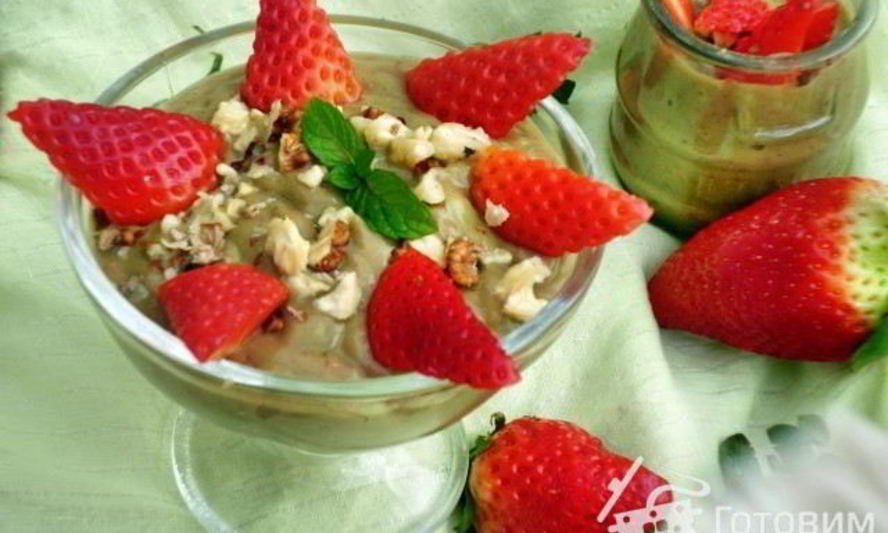 Рецепт мусса из авокадо и клубники