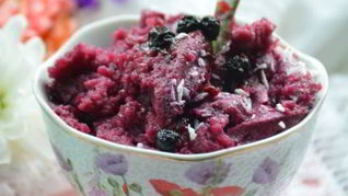 Мусс из черники