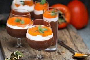 Мусс из горького шоколада с ликером