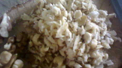 мусс яблочный на манной крупе