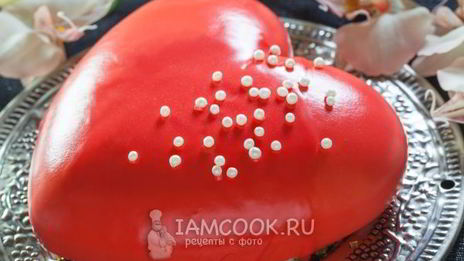 муссово-клубничный торт