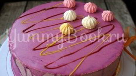 муссовый клубничный торт