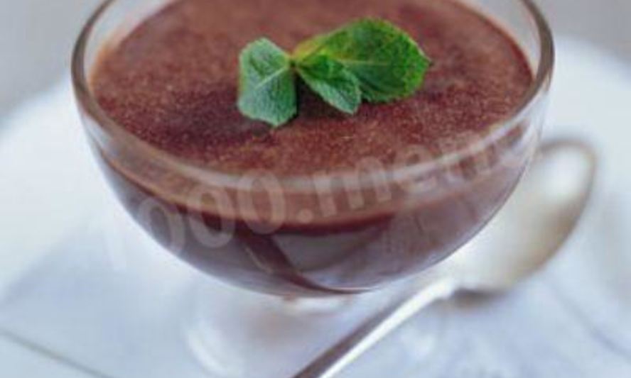 Рецепт мяты шоколадный мусс