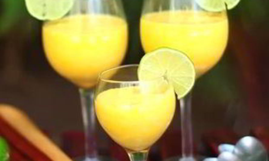 Рецепт простого мусса из манго