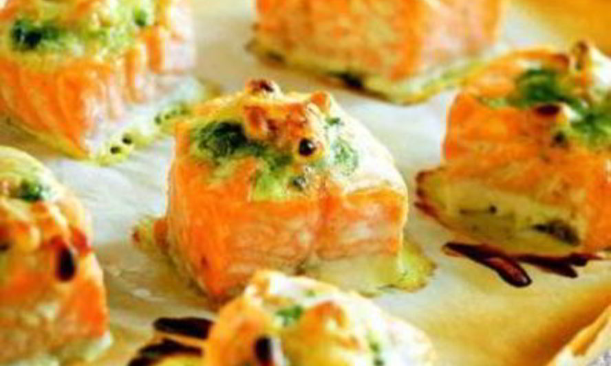 Рецепт семги со сливочным муссом