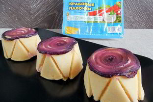 Шарлотт с крабовым муссом