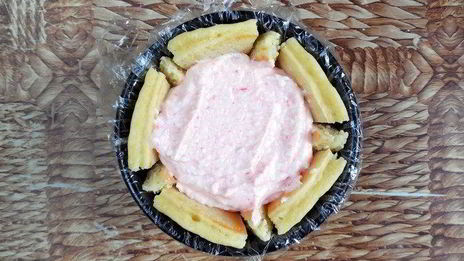 шарлотт с крабовым муссом