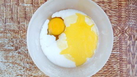 шарлотт с крабовым муссом