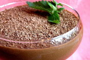 Шоколадно-манный мусс