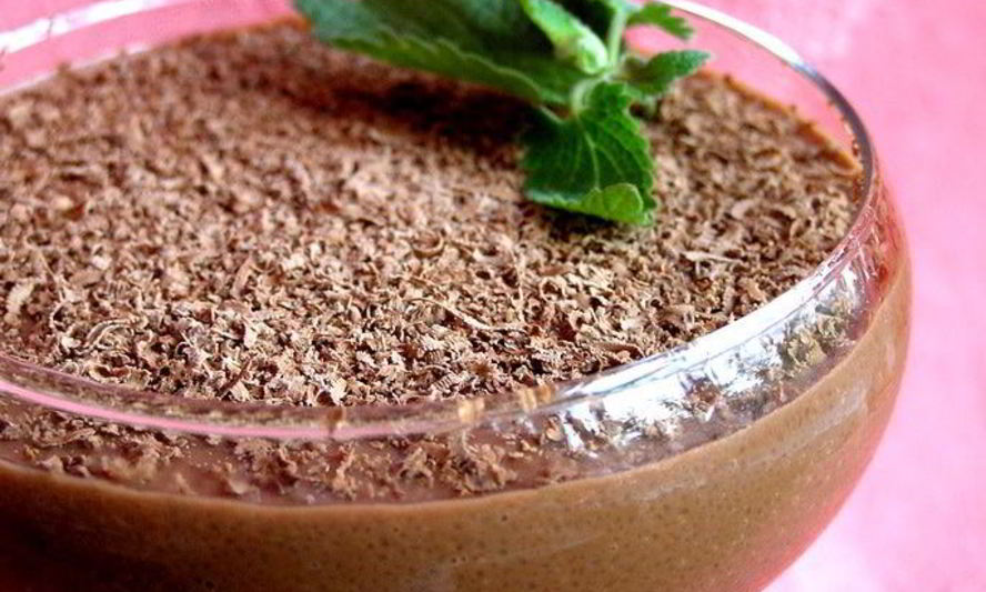 Рецепт шоколадна-манного мусс