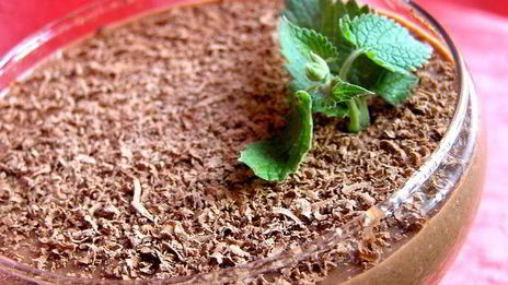 шоколадно-манный мусс